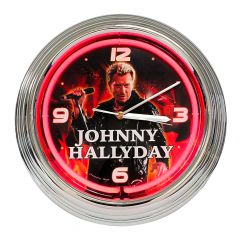 horloge-johnny-hallyday-neon-rouge
