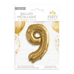 ballon-metallique-dore-9-35cm