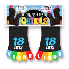 chaussettes-orteils-anniversaire-18-ans-multicolores