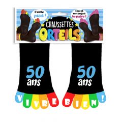 chaussettes-orteils-anniversaire-50-ans-multicolores